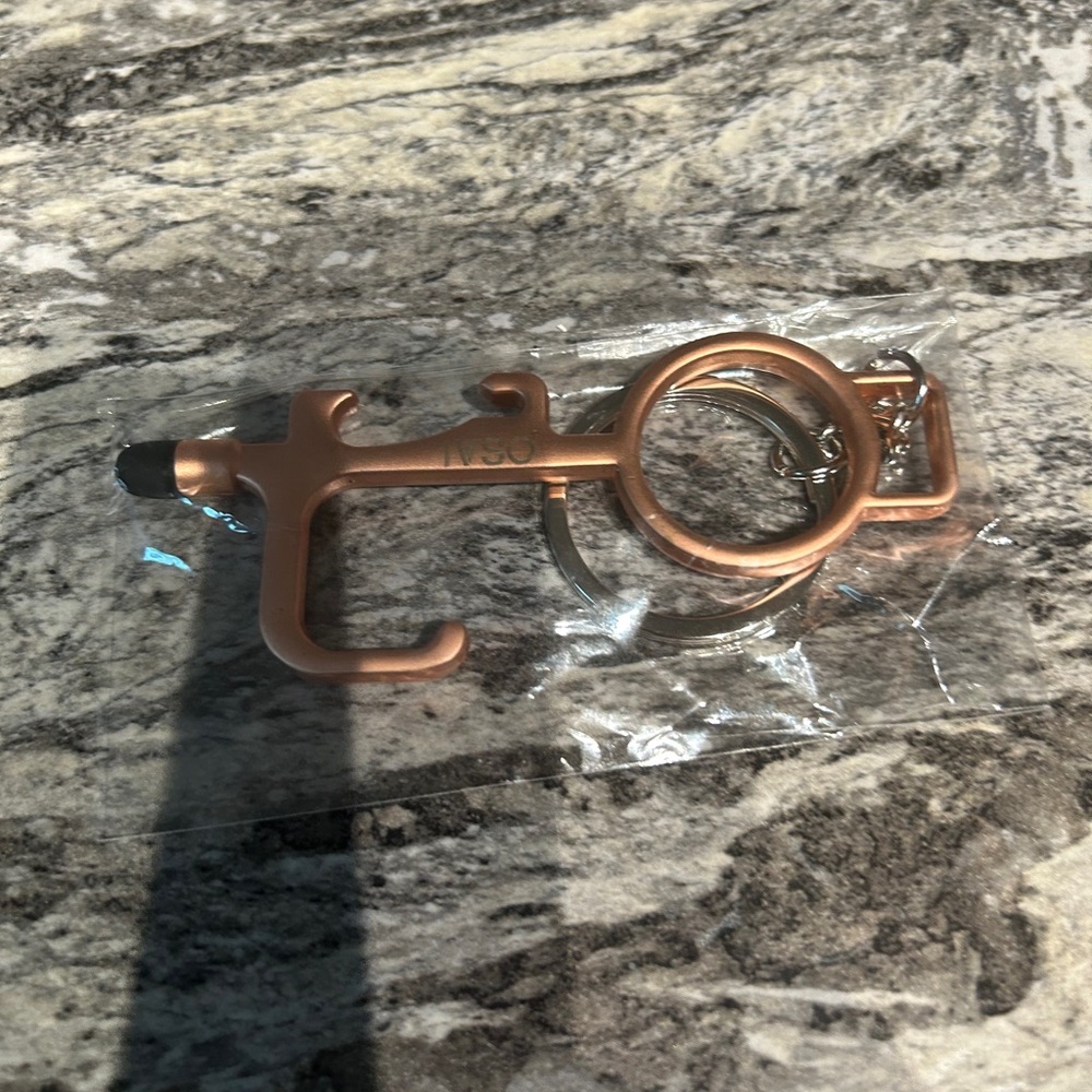 Copper Touch Tool Keychain